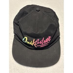 Quiksilver black and neon Rope Hat || pre-owned